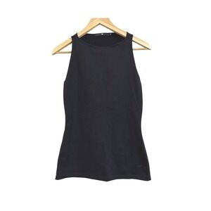 Jarbo Womens Black High Neck Sleeveless Tank Top Supplex Lycra Size 34 US 4